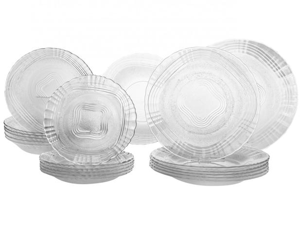 Aparelho de Jantar 20 Peças Wheaton Vidro – Redondo Crystal – Magazine na Magazine Luiza