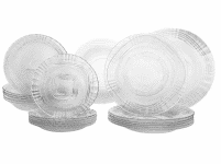 Aparelho de Jantar 20 Peças Wheaton Vidro – Redondo Crystal na Magazine Luiza