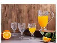 Jogo de Taças com Jarra de Vidro 7 Peças – Haus Bico de Jaca Empire na Magazine Luiza