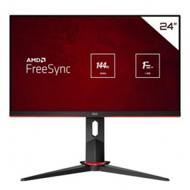 Monitor Gamer Aoc Hero 23.8' Ips Wide 144 HZ Full HD 1ms Freesync   - 24G2/BK na KaBuM!