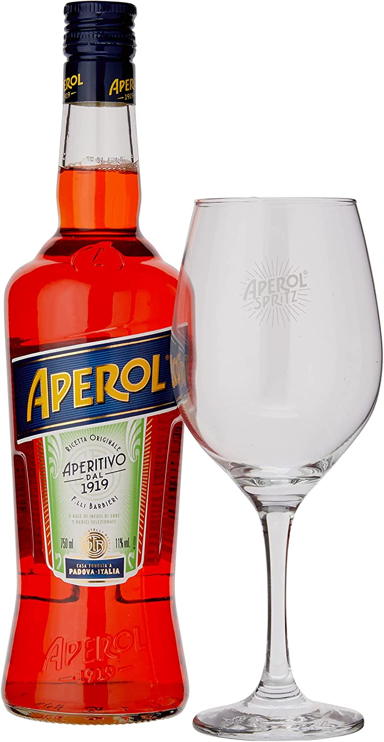 Aperitivo 750 ML + Taça – Aperol na Amazon