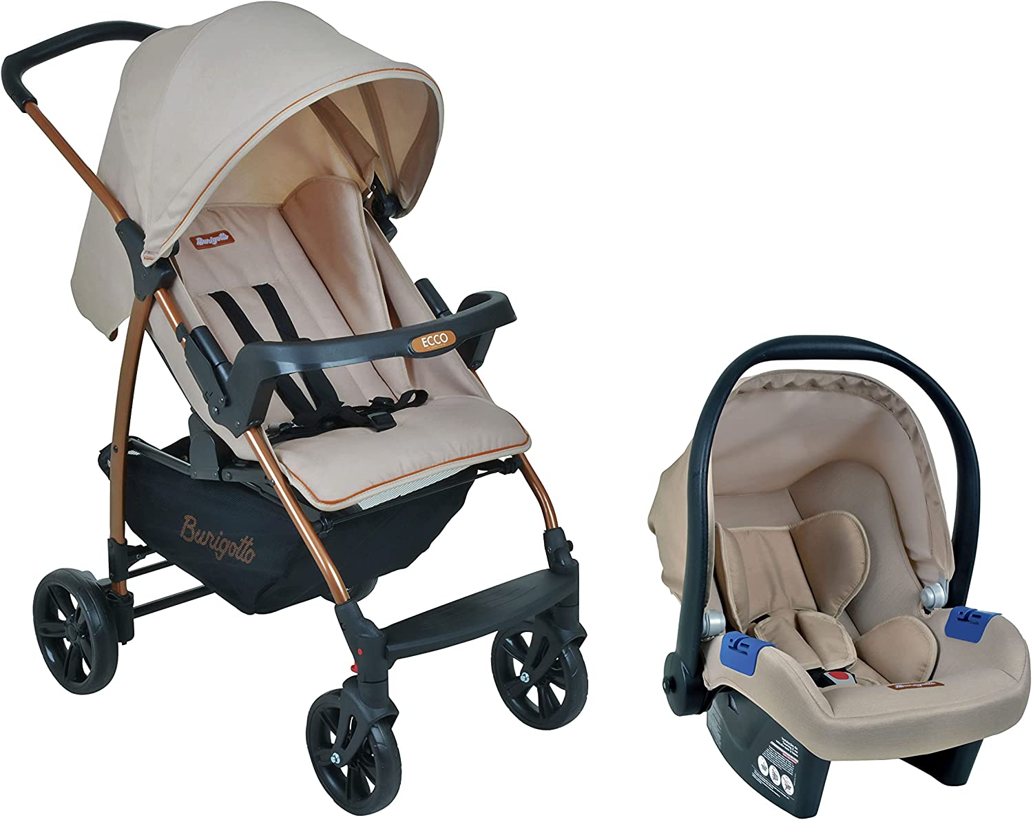 Carrinho de Bebê Travel System Ecco Mon Amour – Burigotto na Amazon