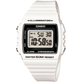 Relógio Casio Masculino Branco Digital W-215H-7AVDF na Extra