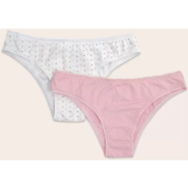 Kit 2 Calcinhas Feminina Bíquini Estampada Marisa na Marisa