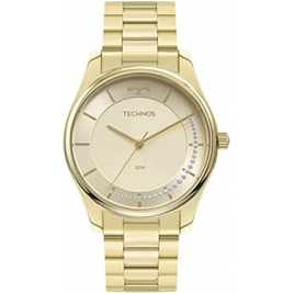Relógio Technos Feminino Brilho Dourado - 2036MPF/1X na Amazon