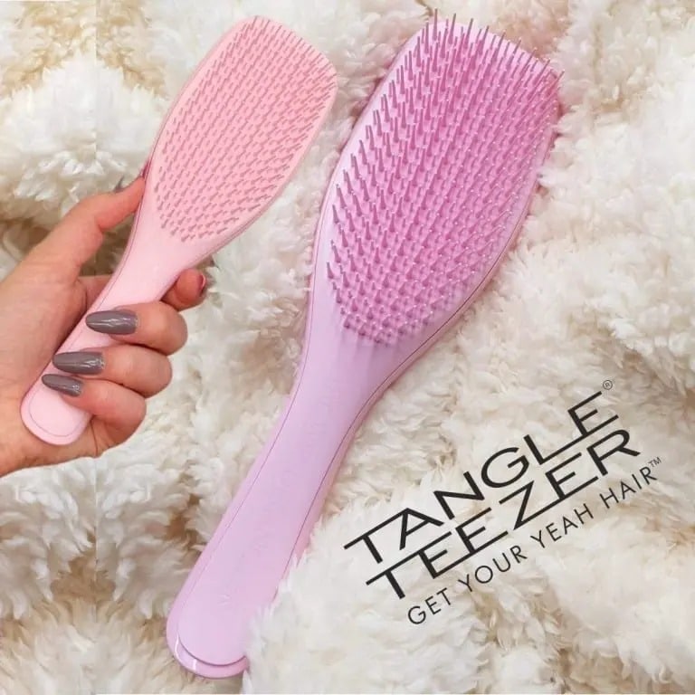 Escova Tangle Teezer The Wet Detangler Milenial Pink na Casas Bahia