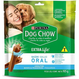 10 Pacotes - Petisco Neslé Dog Chow Saúde Oral para Cães Adultos Pequenos 105g na Amazon