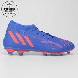 Chuteira Campo Adidas Predator 22 4 Sock - Azul na Netshoes