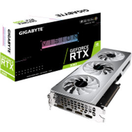 Placa de Vídeo Gigabyte GeForce RTX 3060 VISION OC 12G LHR 12GB GDDR6 DLSS Ray Tracing - GV-N3060VISION OC-12GD na KaBuM!