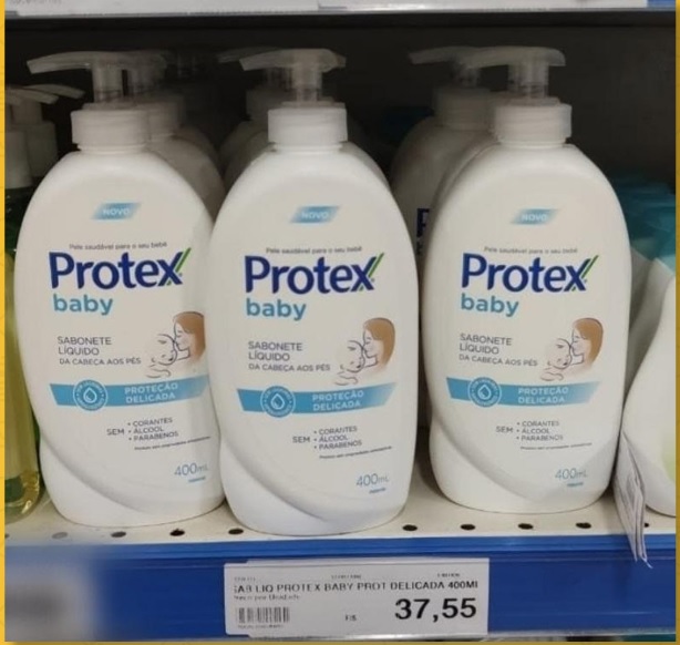 Protex Baby Sabonete Líquido Infantil Para Bebês 400 Ml na Amazon