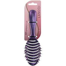 Escova de Cabelo Ventilada Flex Pequena Violet Lanossi Beauty & Care LS0022 na Amazon