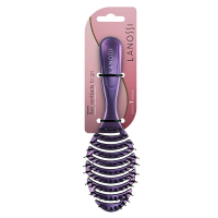 Escova De Cabelo Ventilada Flex Pequena Violet, Lanossi Beauty & Care, Escova De Cabelo Ventilada Flex Pequena Violet LS0022, Roxo Metalizado na Amazon