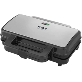 Sanduicheira e Grill Inox Philco 900W - PGR02I na Casas Bahia