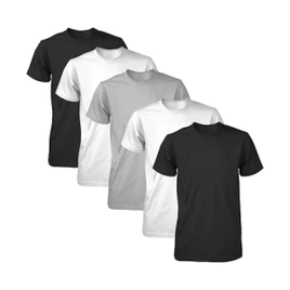 Kit com 5 Camisetas Masculina Dry Fit Part.B Light na Casas Bahia