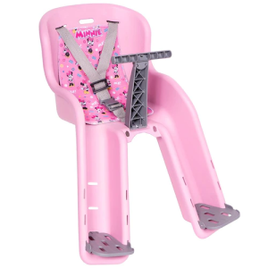 Cadeirinha Bicicleta Minnie Carona Bike Dianteira com Cinto de Segurança  Rosa - Styll na Extra