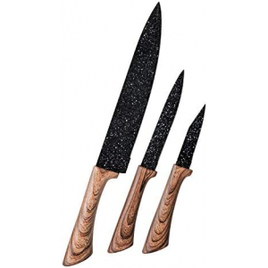 Conjunto de Facas Colorstone Wooden FAC5470 Euro Home 3 Peças na Amazon