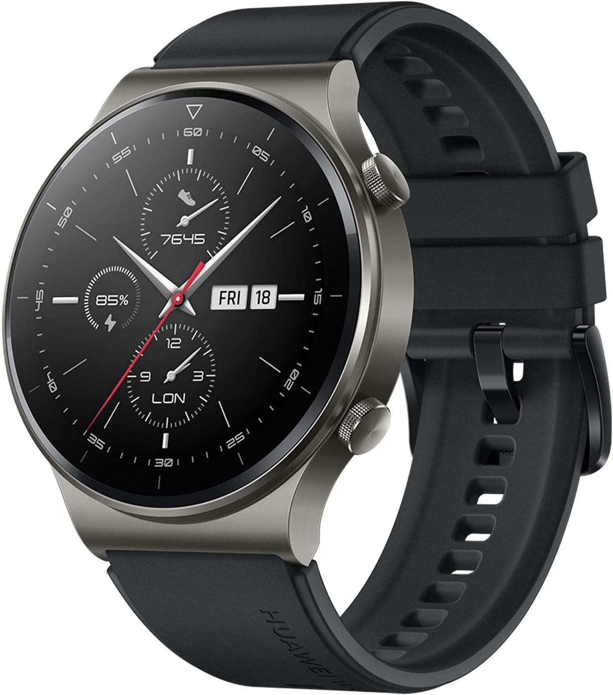 SmartWatch, HUAWEI WATCH GT2 Pro, Bateria c/ até 14 dias de duração, Mostrador em vidro safira, Mais de 100 modos de esporte, preto na Amazon