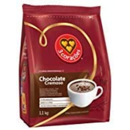 Chocolate Quente Cremoso Pacote 1kg - 3 Corações na Amazon