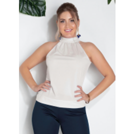 Blusa sem Manga Branca - Moda Pop na Posthaus