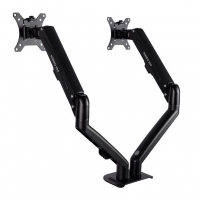 Suporte Articulado A Gas Para 2 Monitores Zinnia Nimbo 200, 27 Pol, Zno-ZNNBO200-WH01 na Pichau