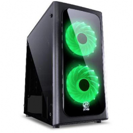 Gabinete Venus Mid-Tower Preto 2 Fans LED Azul Lateral em Acrílico VENBCAZ2FCA - PCYes na KaBuM!