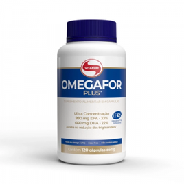 120 Cápsulas Ômega 3 Omegafor Plus 1000mg  - Vitafor na Americanas