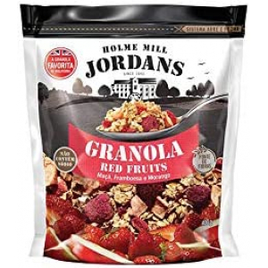 Granola Cereal Red Fruits Maçã Framboesa e Morango Jordans 400g na Amazon