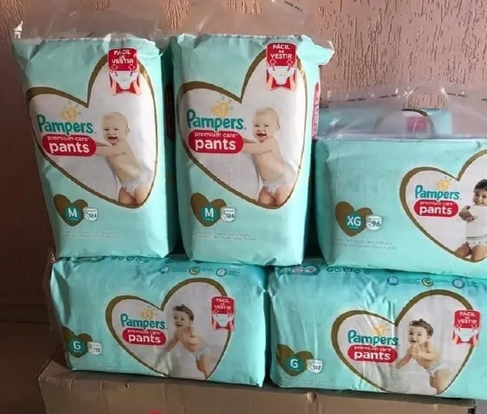 Fralda Pampers Pants Premium Care (G-112un./XG-96un.) na Amazon
