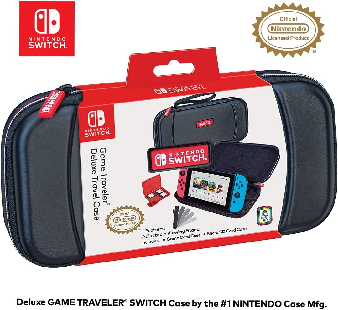 Case para Nintendo Switch Deluxe – Black na Amazon