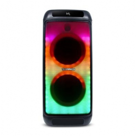 Caixa de Som Torre Telefunken ULTRABOX-6 LED 600W RMS Preto - TFULTRABOX6 na KaBuM!