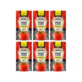 2 Kits Molho de Tomate Tradicional Heinz 340g - 6 Unidades Cada (Total 12 unidades) na Magazine Luiza