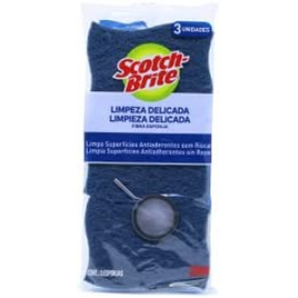 5 Pacotes Esponja Antiaderente 3M Scotch-Brite - 15 Unidades na Amazon