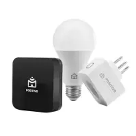 Kit Casa Conectada: Smart Lâmpada Wi-fi + Smart Plug Wi-fi + Smart Controle Universal - Positivo na Amazon