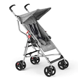 Carrinho de Bebê Guarda-Chuva Pocket Cinza - Multikids Baby na Extra