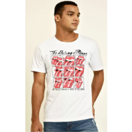 Camiseta Estampada Manga Curta Rolling Stones - Masculina na Marisa
