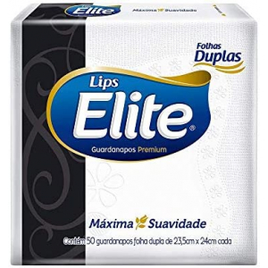 10 Pacotes de Guardanapos de Papel Elite Premium Folha Dupla 50 Unidades de 235x24cm na Amazon