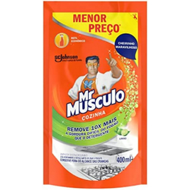 2 Unidades Mr. Músculo Desengordurante Cozinha Refil Sachet Limão 400ml na Amazon