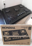 Cooktop 5 Bocas Mondial a Gás GLP Preto – CTG-02 na Magazine Luiza