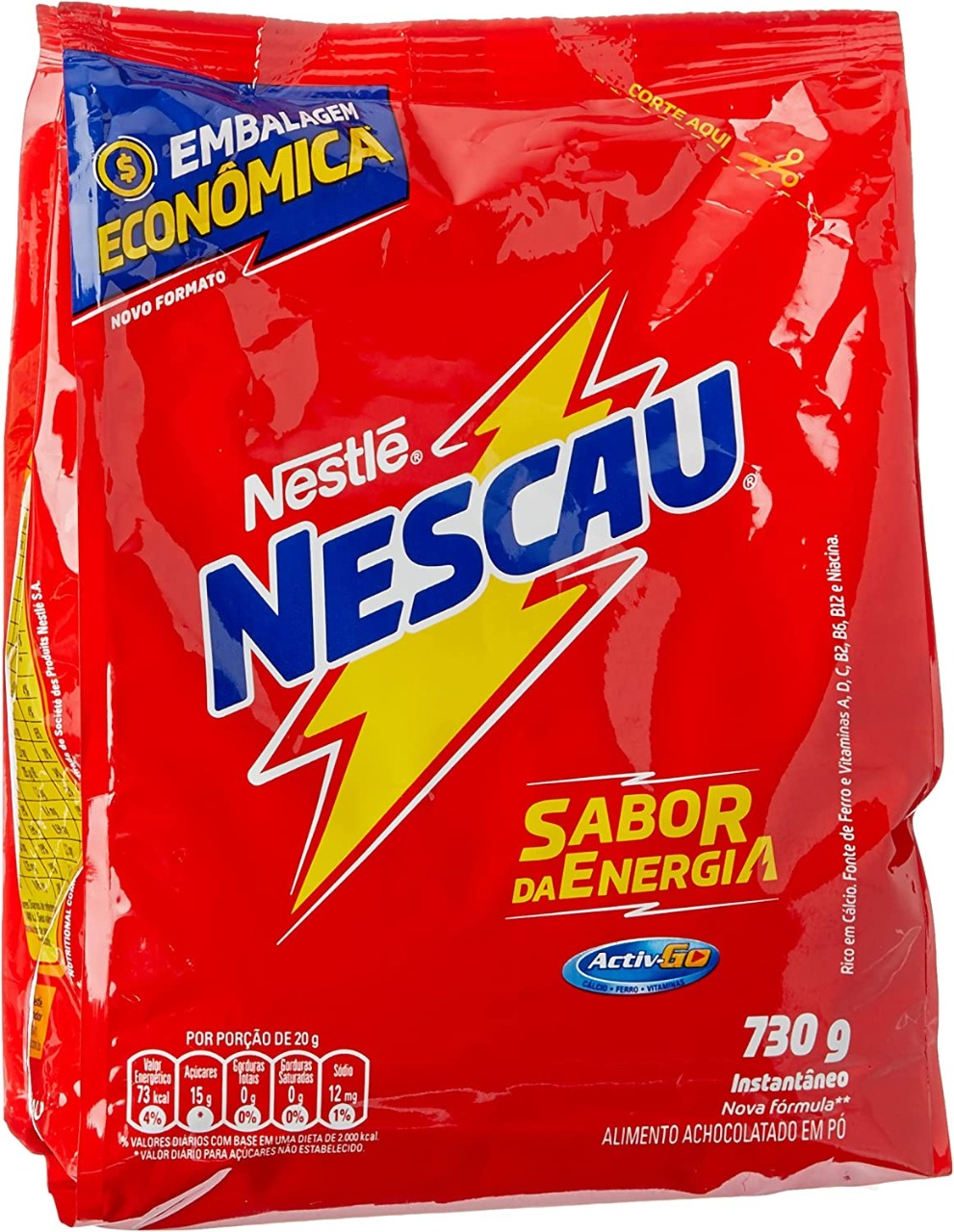 Achocolatado em Pó Nescau 730G na Amazon