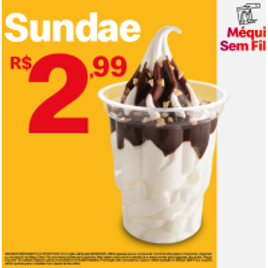 Sundae Calda de Chocolate - McDonald's na McDonald's
