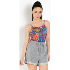 Blusa com Alças Mix Color na Posthaus