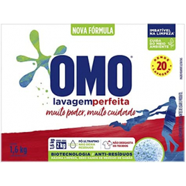 2 Unidades Sabão em Pó Omo Lavagem Perfeita - 1,6kg na Amazon
