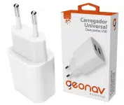 Carregador de Parede Geonav – Essential 2 Entradas USB na Magazine Luiza