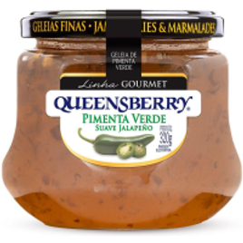 Geleia Agridoce de Pimenta Suave Jalapeño Queensberry Gourmet 320g na Casas Bahia