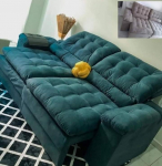 Sofá Retrátil Reclinável 4 Lugares Velosuede – Cristal Next Sofás na Magazine Luiza