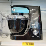 Batedeira Planetária Philco Preta 500W – PHP500 Turbo 12 Velocidades na Magazine Luiza