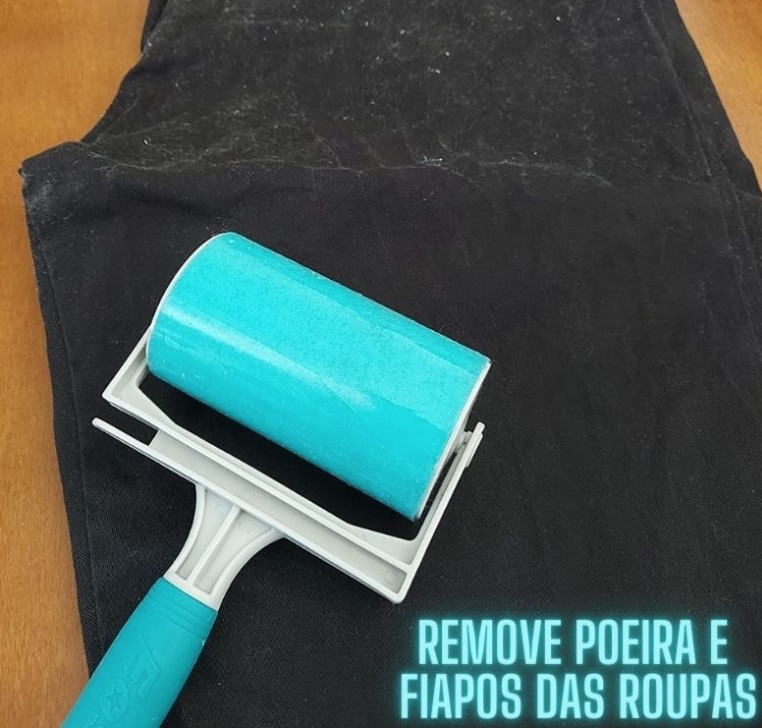 Rolo Adesivo Lavável para Remover pelos Fiapos e poeira, FLP6497, Flash Limp na Amazon