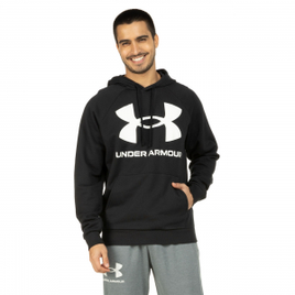 Blusa de Moletom Under Armour Masculina com Capuz -Rival Fleece Big na Centauro