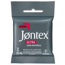 Preservativo Jontex Ultra Resistente 3 Unidades na Drogaria Araujo