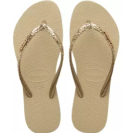 Chinelo Havaianas Slim Glitter II Feminino na Casas Bahia